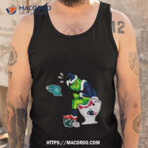 Grinch Santa Buffalo Bills Toilet Christmas 2023 Tank Top
