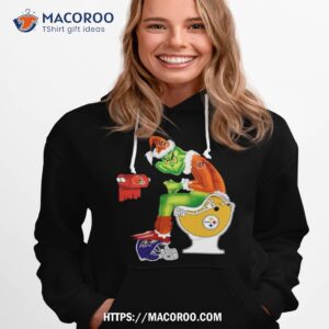 Grinch Santa Cincinnati Bengals Toilet Christmas 2023 Shirt