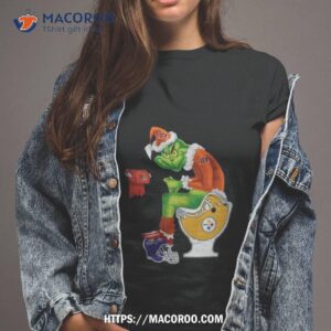 Grinch Santa Cincinnati Bengals Toilet Christmas 2023 Shirt