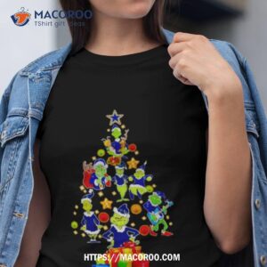 Grinch Santa Dallas Cowboys Christmas Tree Gift Shirt
