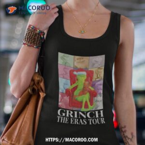 Grinch The Eras Tour Christmas Tank Top 4