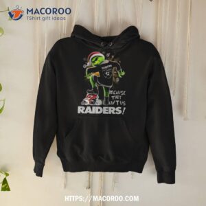 Grinch They Hate Us Because They Ain’t Us Las Vegas Raiders T Shirt