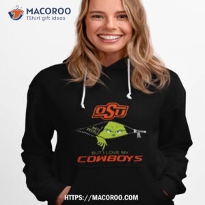 Grinch Zipper I Hate People But I Love My Oklahoma State Cowboys Hoodie 1