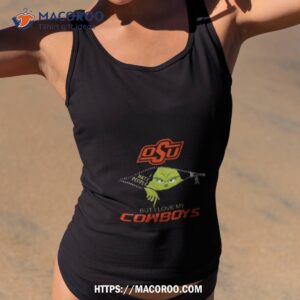 Grinch Zipper I Hate People But I Love My Oklahoma State Cowboys T Shirt