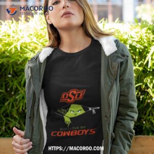 Grinch Zipper I Hate People But I Love My Oklahoma State Cowboys T Shirt