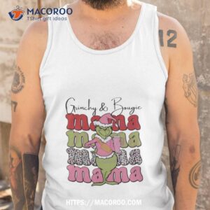 Grinchy And Bougie Mama Christmas Shirt 3 grinchy and bougie mama christmas shirt tank top