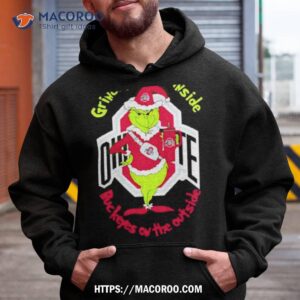 Grinchy On The Inside Ohio State Buckeyes On The Outside Christmas T Shirt
