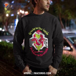 Grinchy On The Inside Ohio State Buckeyes On The Outside Christmas Sweatshirt