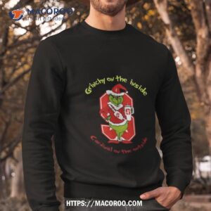Grinchy On The Inside Stanford Cardinal On The Outside Christmas Sweatshirt