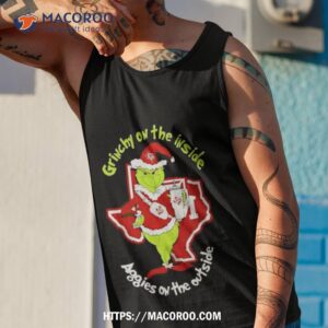 Grinchy On The Inside Texas A Amp M Aggies On The Outside Christmas Tank Top 1