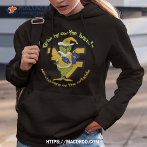 Grinchy On The Inside Virginia Mountaineers On The Outside Christmas Shirt