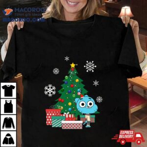 Gumball Watterson Around The Christmas Tree The Amazing World Shirt