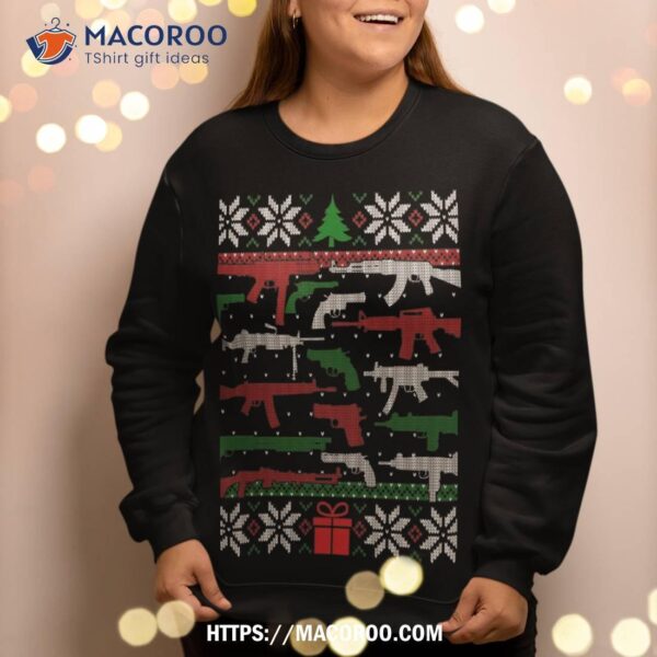 Gun Lovers Ugly Christmas 2nd Adt Enthusiast Xmas Sweatshirt