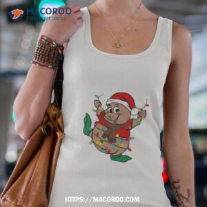 Gus Santa Hat Christmas Lights Shirt