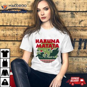 Hakuna Matata Simba Timon Pumbaa Christmas Tshirt