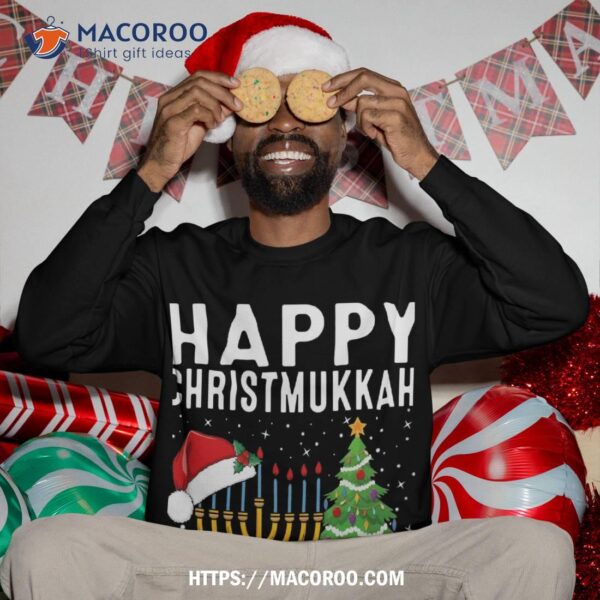 Happy Chrismukkah Funny Hanukkah Christmas Jewish Chanukah Sweatshirt
