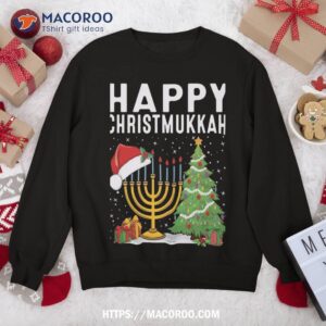 Happy Chrismukkah Funny Hanukkah Christmas Jewish Chanukah Sweatshirt