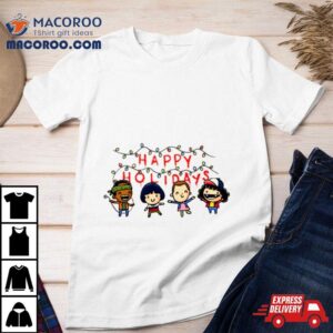 Happy Holidays Funny Squad Stranger Things Tshirt