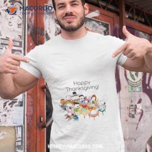 Happy Thanksgiving Snoopy Family Party Tshirt 1