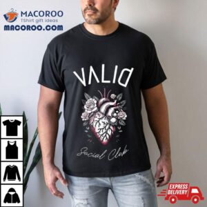 Heart Swoop Valid Social Club Tshirt