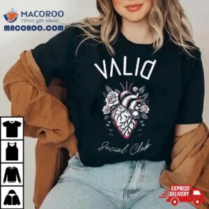 Heart Swoop Valid Social Club Tshirt