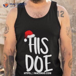 his doe christmas shirt tank top