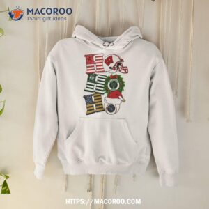 Ho Ho Ho Wisconsin Badgers X Milwaukee Bucks And Milwaukee Brewers Christmas Hoodie