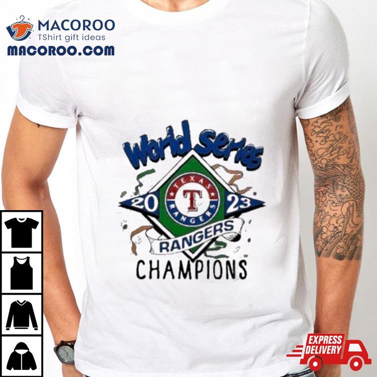 Homage 2023 World Series Champions Rangers T Shirt Homage 2023 World Series Champions Rangers T Shirt