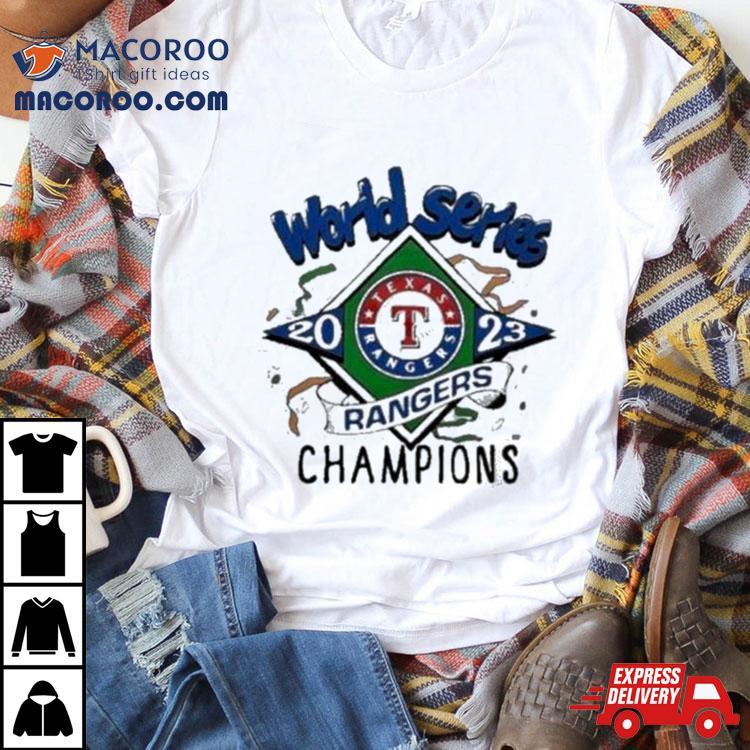 Homage 2023 World Series Champions Rangers T Shirt Homage 2023 World Series Champions Rangers T Shirt