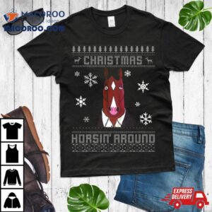 Horsin Around Bojack Christmas Speacial Tshirt