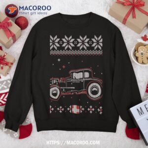 Hot Rod Ugly Christmas Sweater Classic Hotrod Car Lovers Sweatshirt