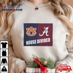 House Divided Auburn And Alabama Iron Bowl Tshirt