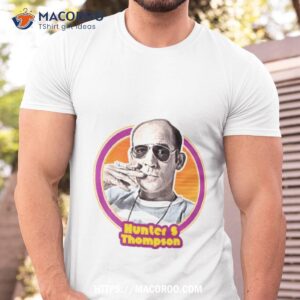 hunter s thompson retro styled fan art design shirt tshirt