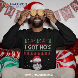 i got ho s in different area codes funny holiday christmas sweatshirt sweatshirt 3