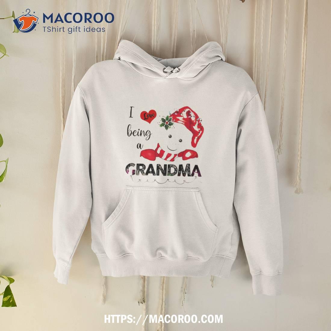 I Love Being A Grandma Family Christmas Shirt I Love Being A Grandma Family Christmas Shirt