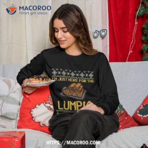 I’m Just Here For The Lumpia Ugly Christmas Sweatshirt