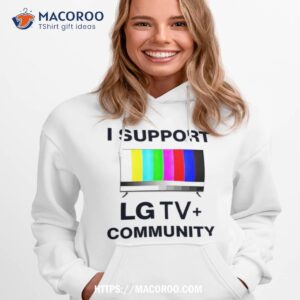 I Support Lg Tv Community Hoodie 1