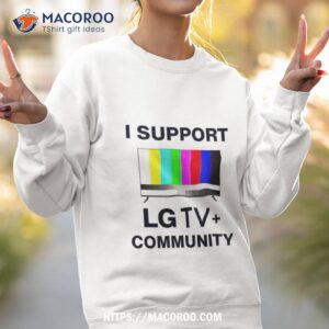 I Support Lg Tv Community Sweatshirt 2