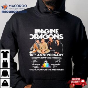 Imagine Dragons Th Anniversary Thank You For The Memories Signatures Tshirt