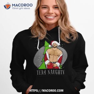 inappropriate christmas team naughty sexy santa shirt hoodie 1