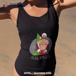 inappropriate christmas team naughty sexy santa shirt tank top 2