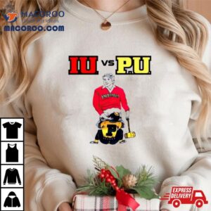 Indiana Edits Iu Vs Pu Tshirt