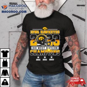 Iowa Hawkeyes 2023 B10 West Division Champions Shirt