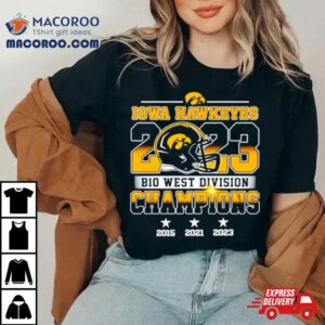 Iowa Hawkeyes B West Division Champions Tshirt