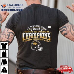 Iowa Hawkeyes Football Bg West Division Conference Champions Tshirt