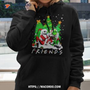 Jack Skellington And Grinch Drunk Merry Christmas Hoodie
