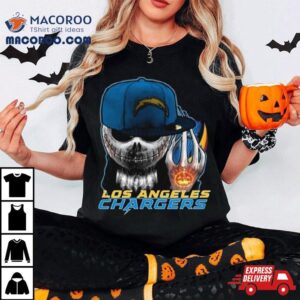 Jack Skellington Hat Los Angeles Chargers Tshirt