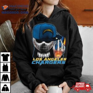 Jack Skellington Hat Los Angeles Chargers Tshirt