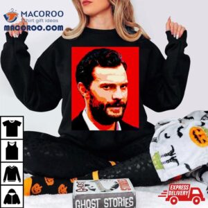 Jamie Dornan Red Graphic Shirt