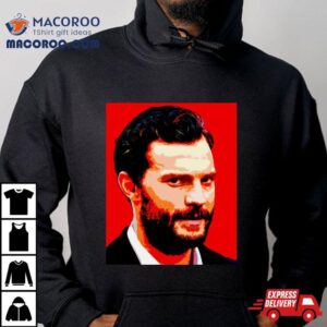 Jamie Dornan Red Graphic Tshirt